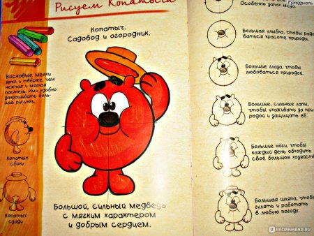 Смешарики рисунки карандашом поэтапно