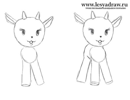 Зарисовки животных в движении