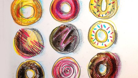 Donut easy draw