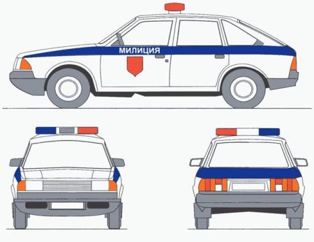 Цветографическая схема милиции СССР