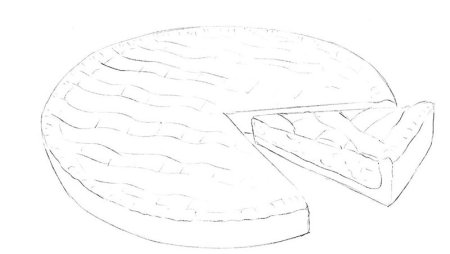 Хот дог рисунок карандашом