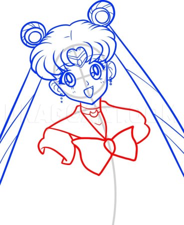 Сейлормун срисовать