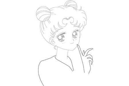 Сейлормун карандашом для срисовки в полный рост