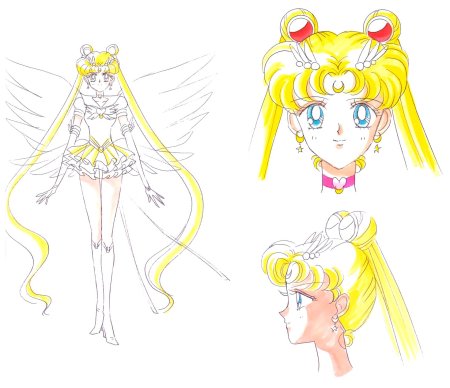 Сейлор Мун рисунки глаз