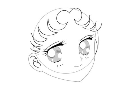 Сейлор Мун каррандашом