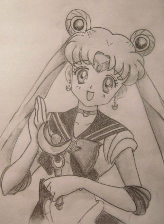 Сейлор Мун персонажи эскиз