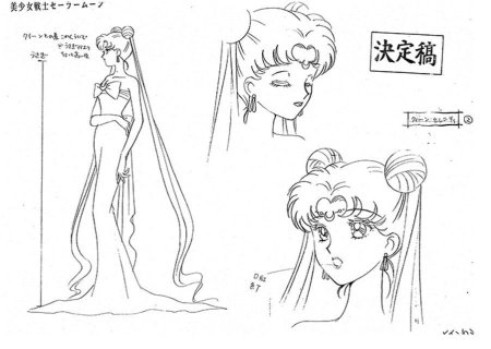 Сейлормун для срисовки