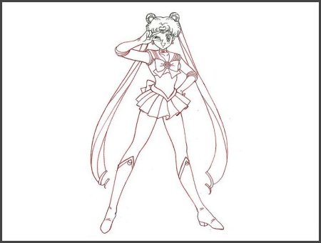 Сейлормун поэтапно