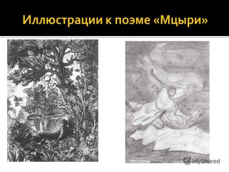 Иллюстрация по поэме Мцыри