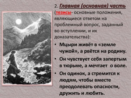 Поэма Лермонтова Мцыри