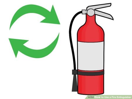 Разукрашенный огнетушитель