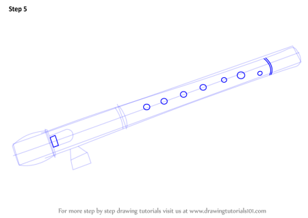 Поэтапное рисование флейты
