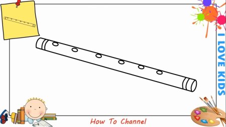 Флейта рисунок для детей 1 класс