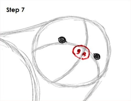 Ленивец рисунок поэтапно