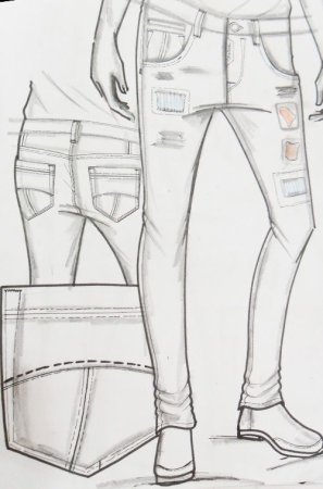 Штаны сбоку референс