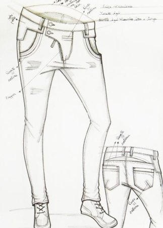 Эскизы рисунков на джинсы