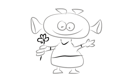 Рисунок инопланетян пошагово для детей