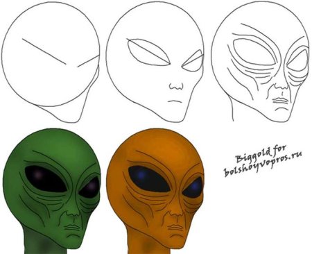 Летающая тарелка для срисовки