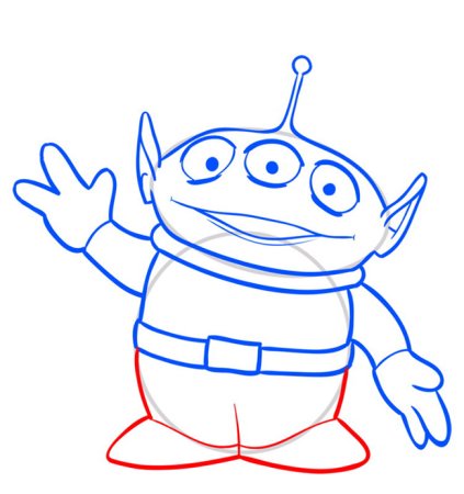 Рисование корабль инопланетян