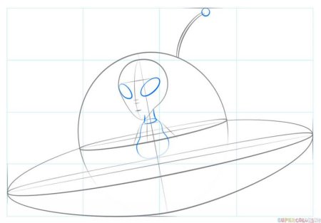 Инопланетянин рисунок для детей