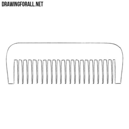 Дорисовать расческу