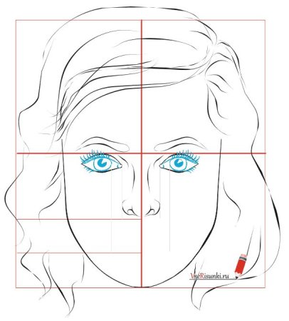 Пошаговое рисование портрета