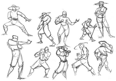 Рисунки для срисовки Самурай