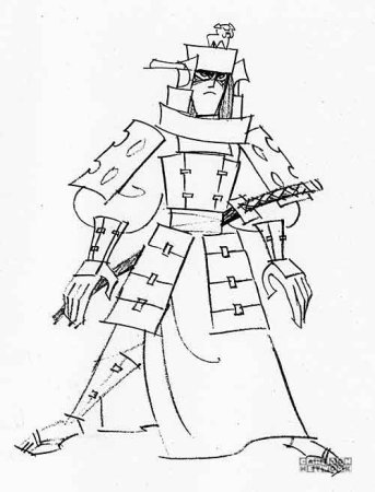 Рыцарь рисунок пошагово
