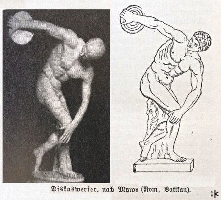 Дискобол композиция