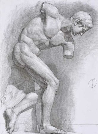 Гудон Академический рисунок Академия художеств