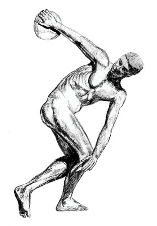 Метание диска в древней Греции