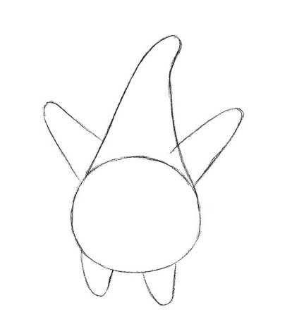 Поэтапное рисование Патрика