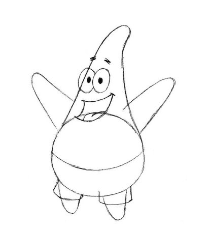 Рисовать Патрика из Спанч Боба