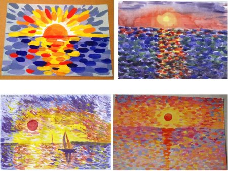 Ритм пятен рисование