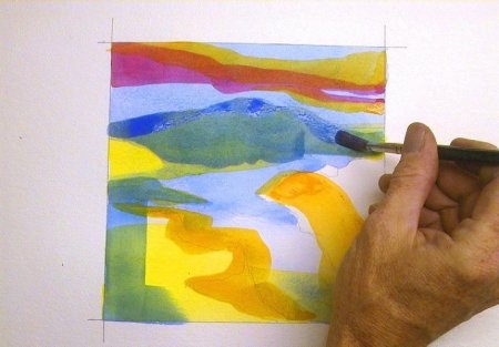 Рисование мазками для начинающих гуашью