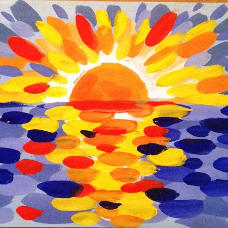 Рисование для детей красками