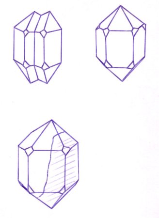 Кристалл нарисованный