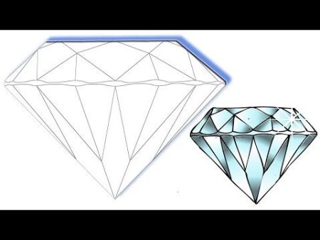 Алмаз рисовка