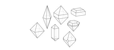 Кристаллы карандашом для начинающих