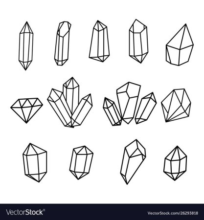 Кристалл рисунок