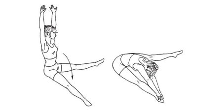 Наклоны к ногам сидя