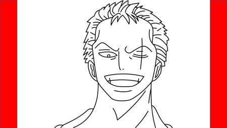 How to draw Zoro