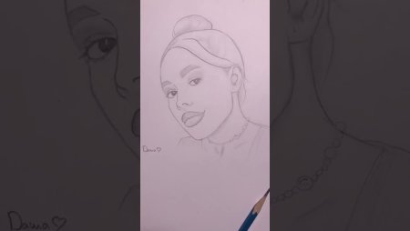 Рисунок ИНСТАСАМКИ карандашом для срисовки