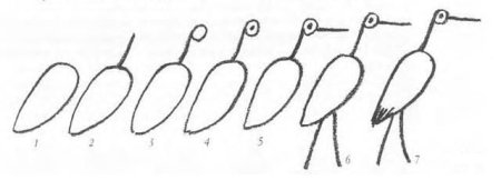 Как нарисовать аиста поэтапно