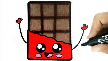 Шоколадка для рисования