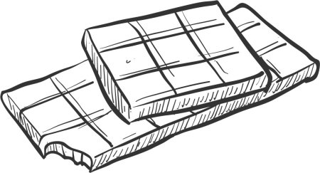 Нарисовать шоколадку