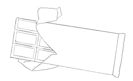 Шоколад рисунок поэтапно