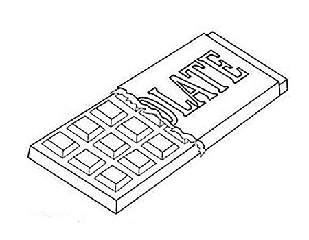 Шоколадка рисунок