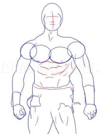 Рисунки карандашом Six Pack