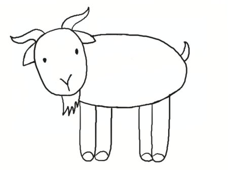Как нарисовать козла